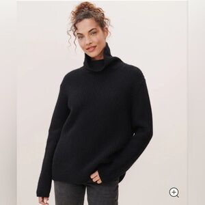 Jenni Kayne Black Cashmere Turtleneck